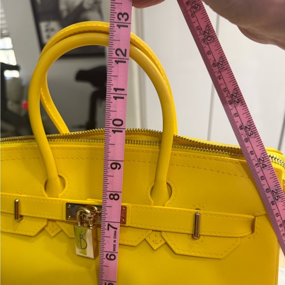 Yellow Designer Handbag - Picture 9 of 9